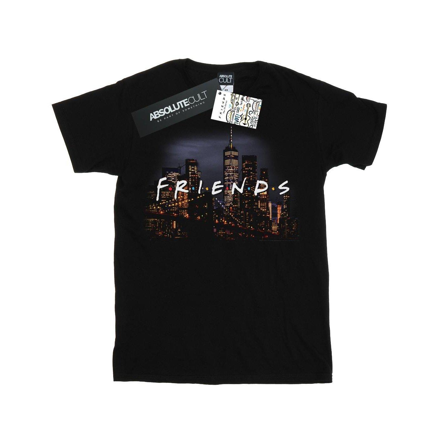 Logo Skyline Tshirt Herren Schwarz S von Friends