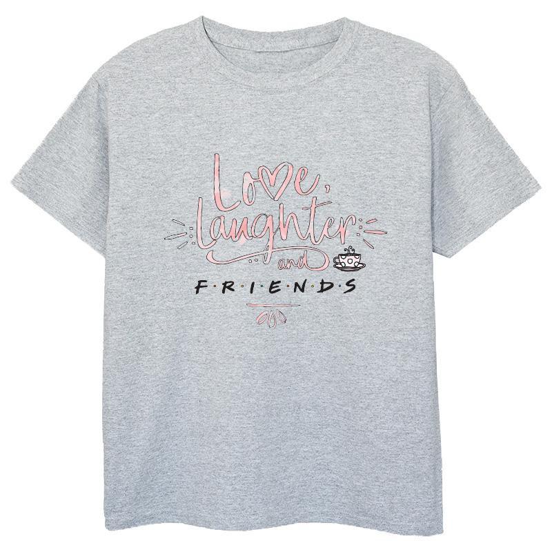 Love Laughter Tshirt Mädchen Grau 104 von Friends