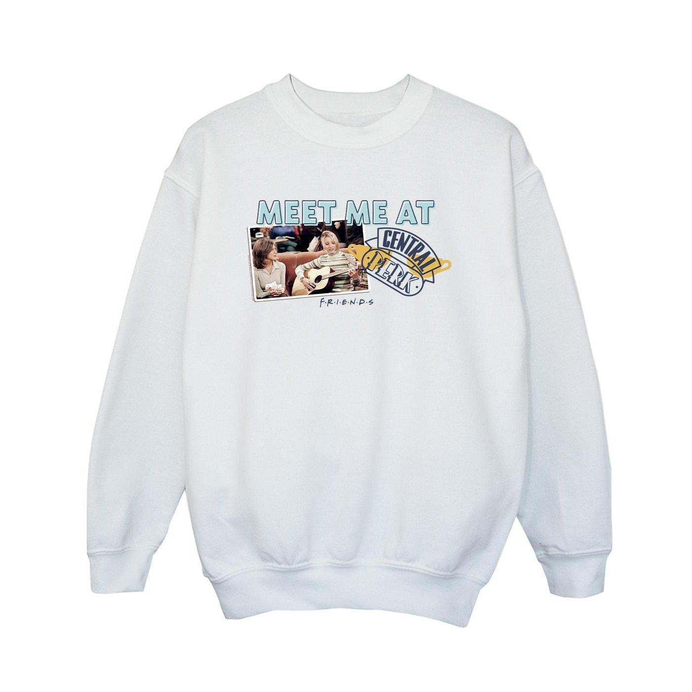 Meet Me At Central Perk Sweatshirt Jungen Weiss 104 von Friends