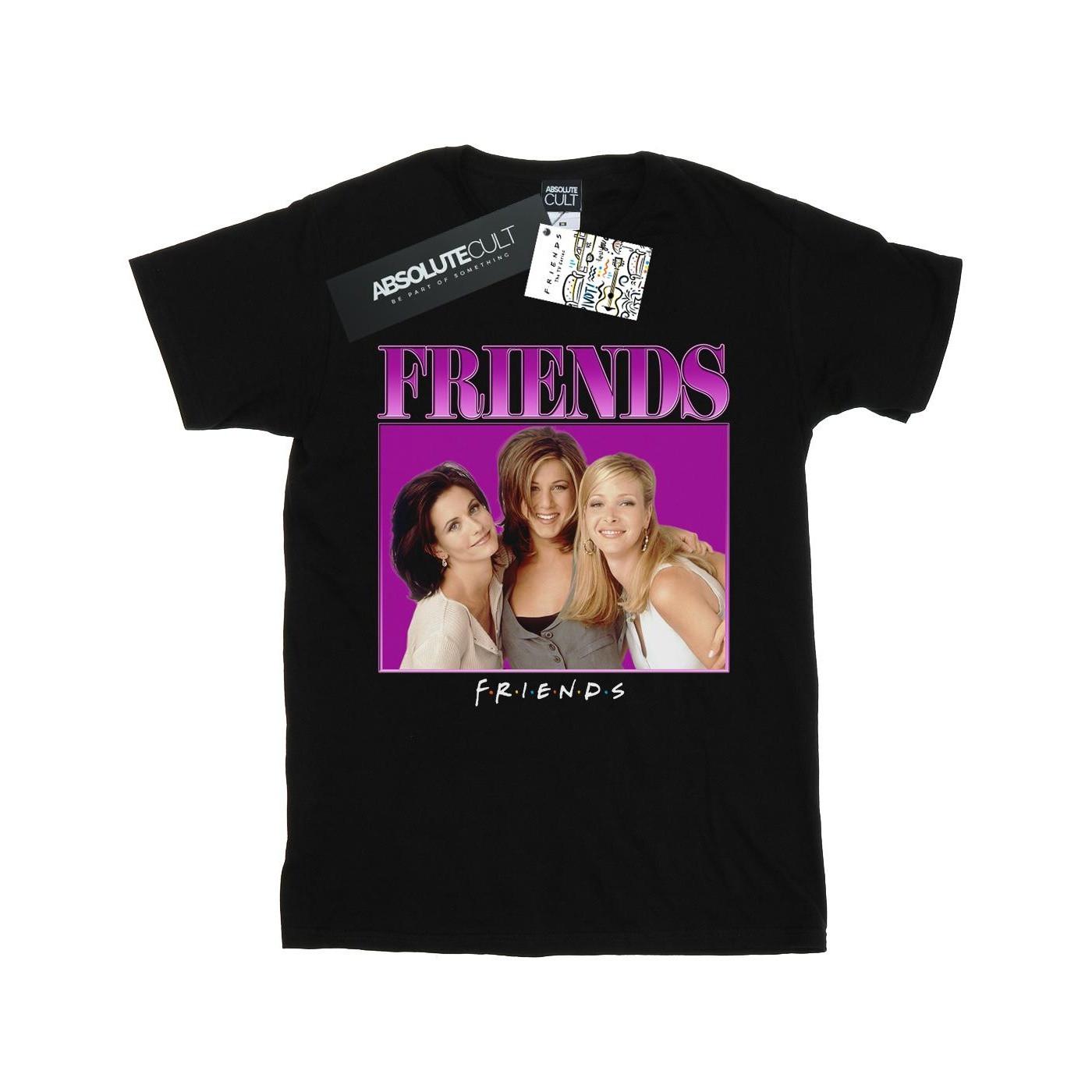 Monica Rachel Phoebe Homage Tshirt Damen Schwarz XL von Friends