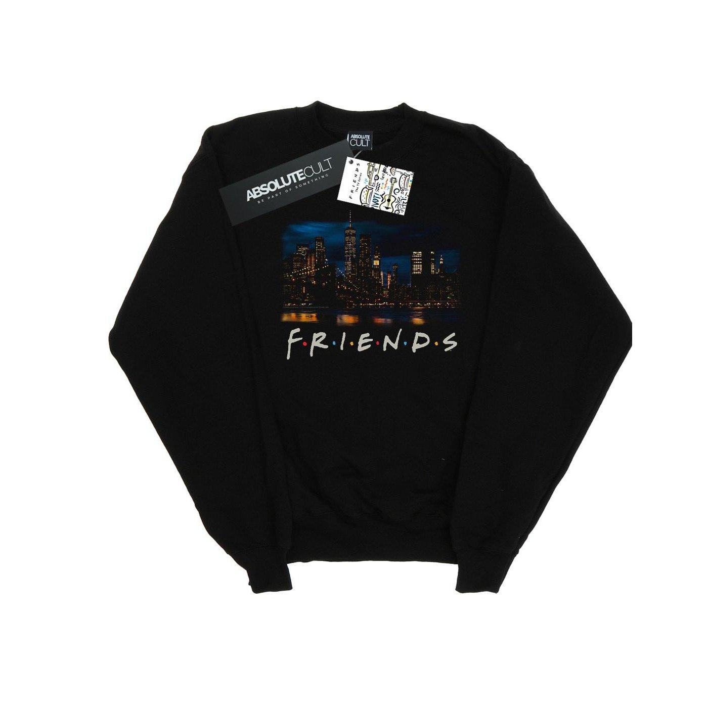 New York Skyline Photo Sweatshirt Herren Schwarz L von Friends