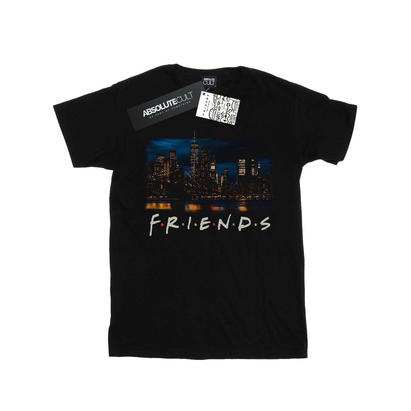 New York Skyline Photo Tshirt Herren Schwarz 4XL von Friends