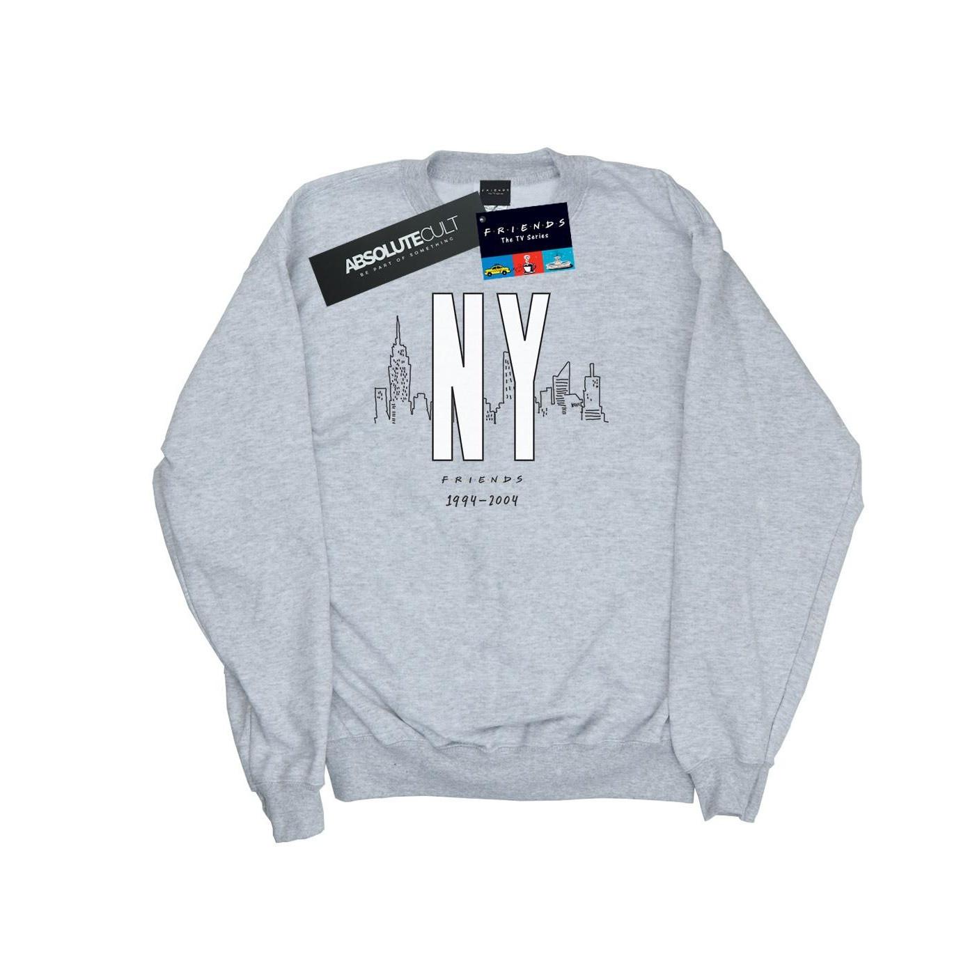 Ny City Sweatshirt Mädchen Grau 116 von Friends