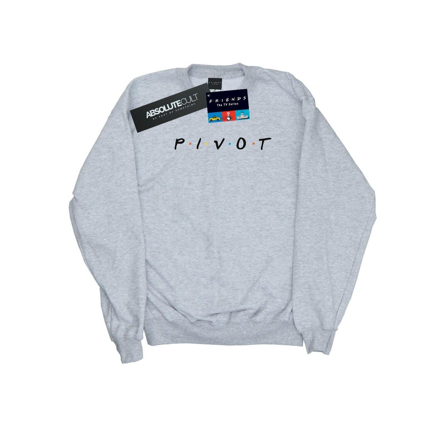 Pivot Logo Sweatshirt Herren Grau L von Friends