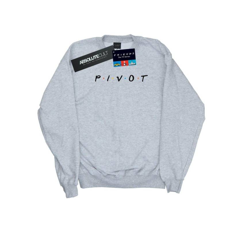Pivot Logo Sweatshirt Herren Grau S von Friends