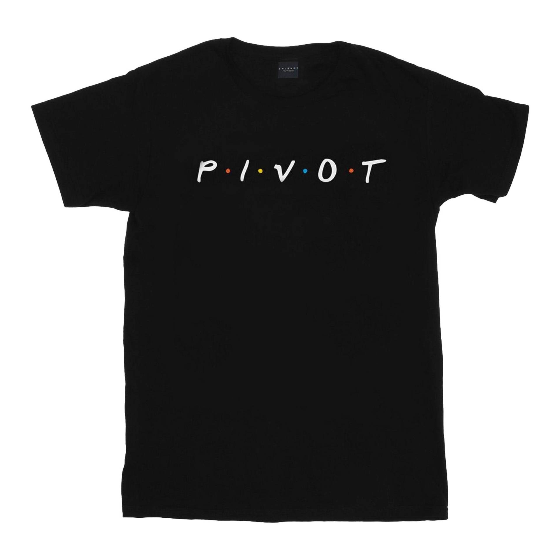 Pivot Logo Tshirt Jungen Schwarz 140/146 von Friends