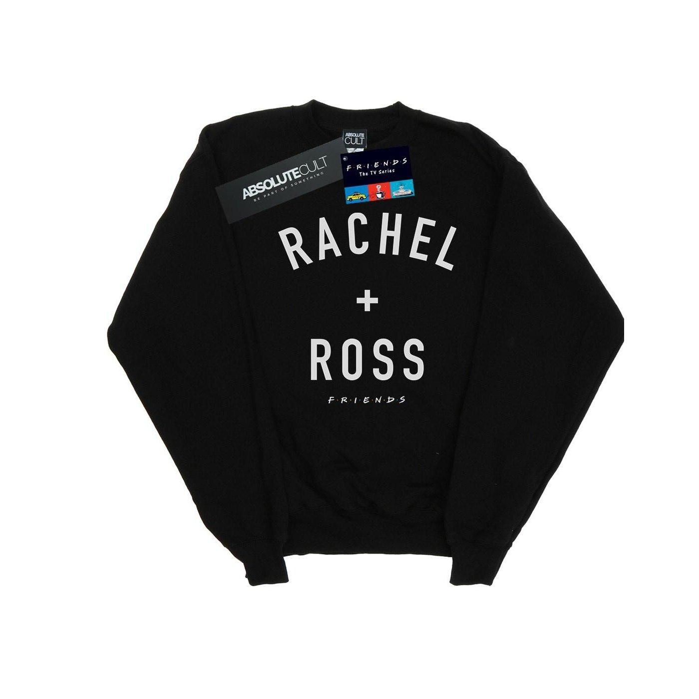 Rachel And Ross Text Sweatshirt Herren Schwarz 4XL von Friends