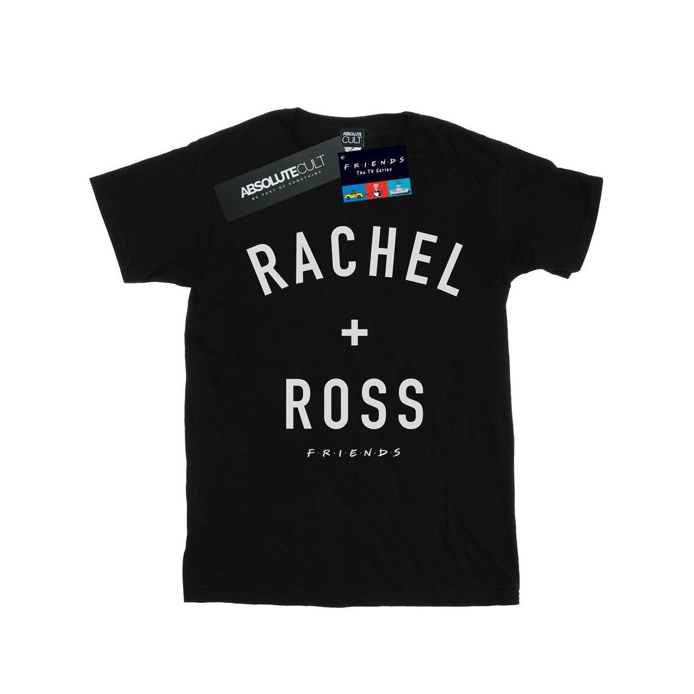 Rachel And Ross Text Tshirt Herren Schwarz XXL von Friends