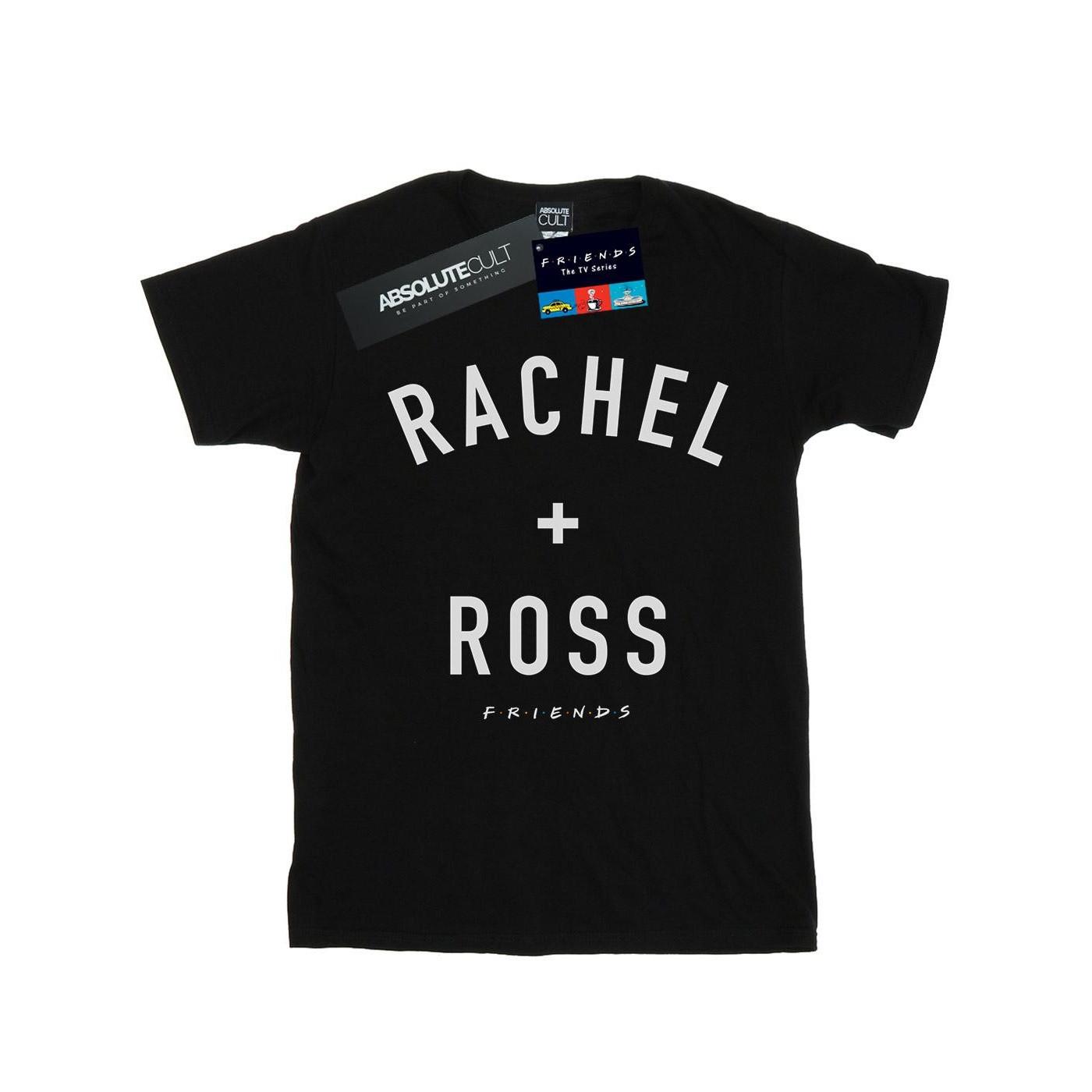 Rachel And Ross Text Tshirt Mädchen Schwarz 128 von Friends