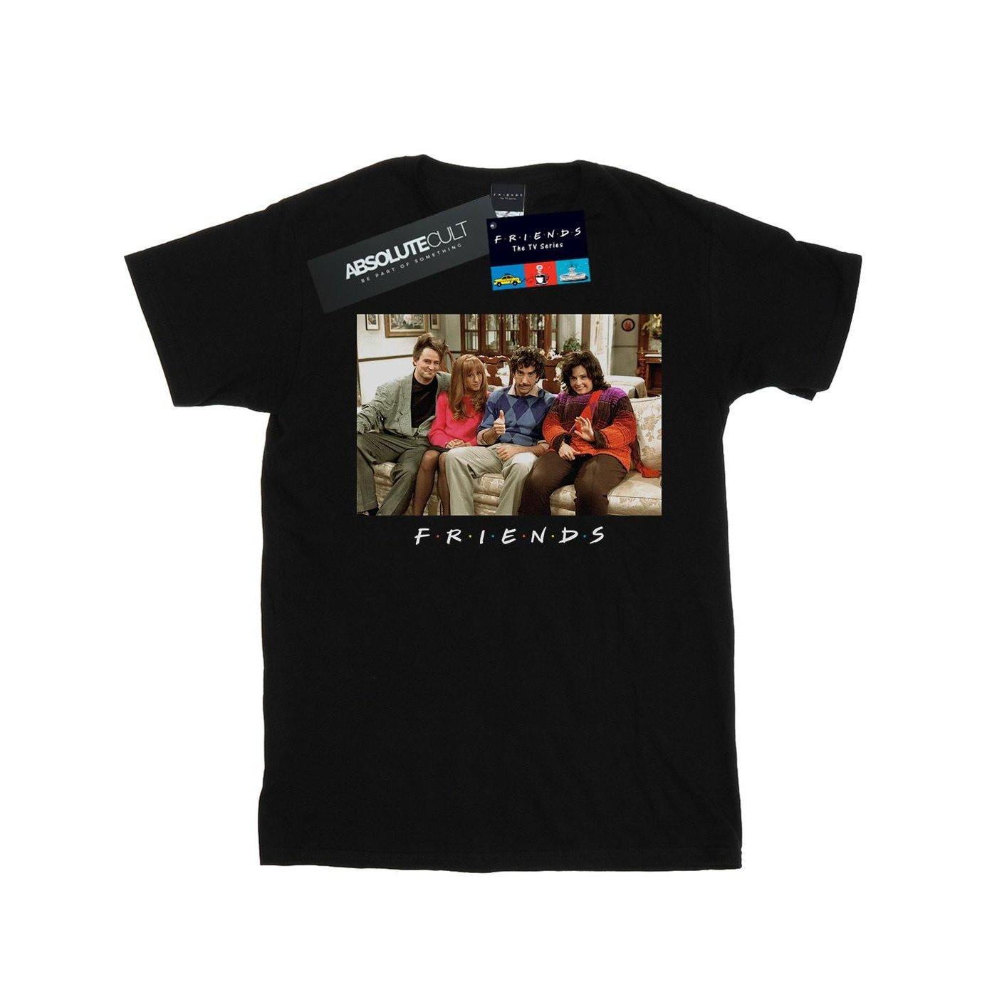 Retrospective Still Tshirt Damen Schwarz L von Friends