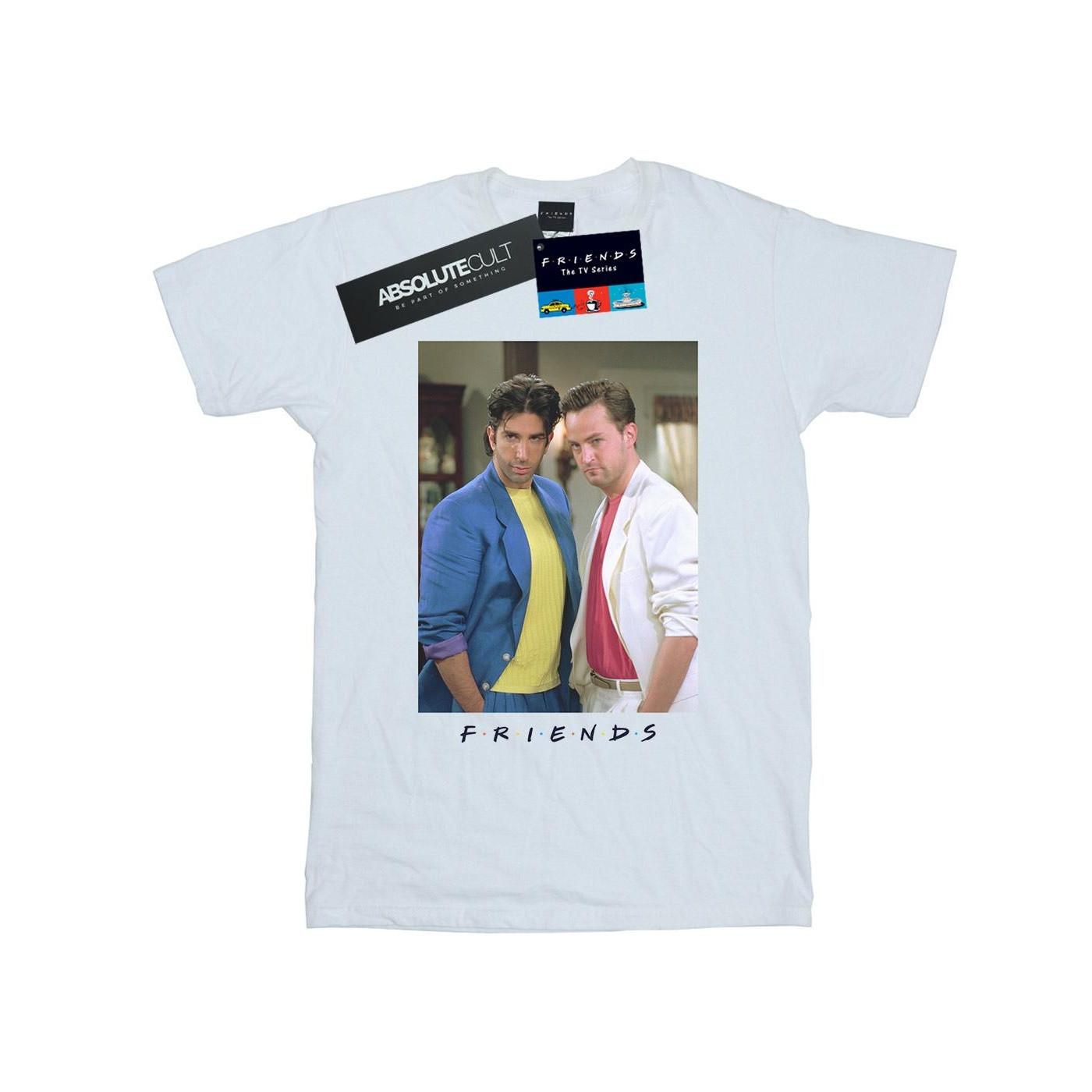 Ross And Chandler College Tshirt Mädchen Weiss 128 von Friends