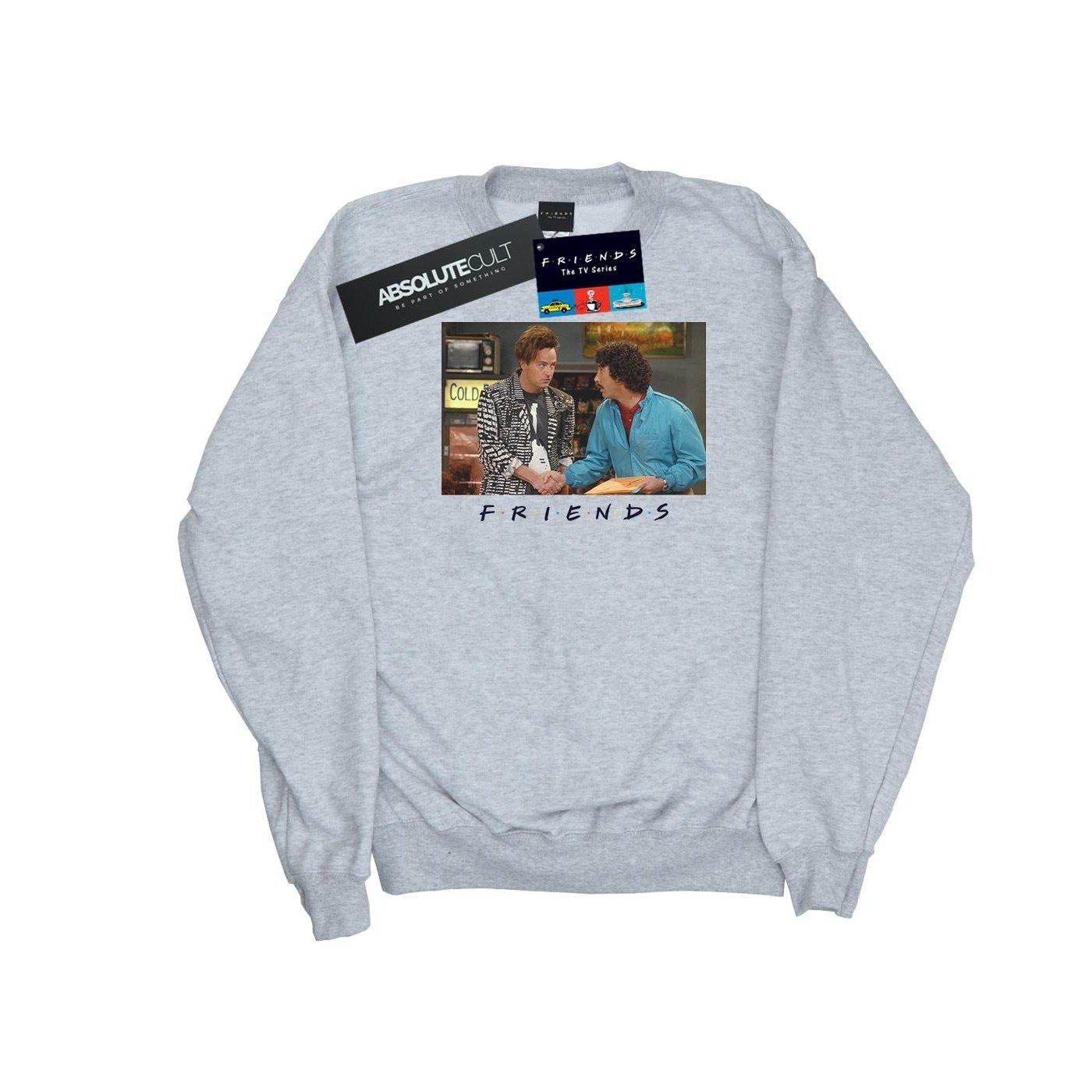 Ross And Chandler Handshake Sweatshirt Herren Grau 3XL von Friends