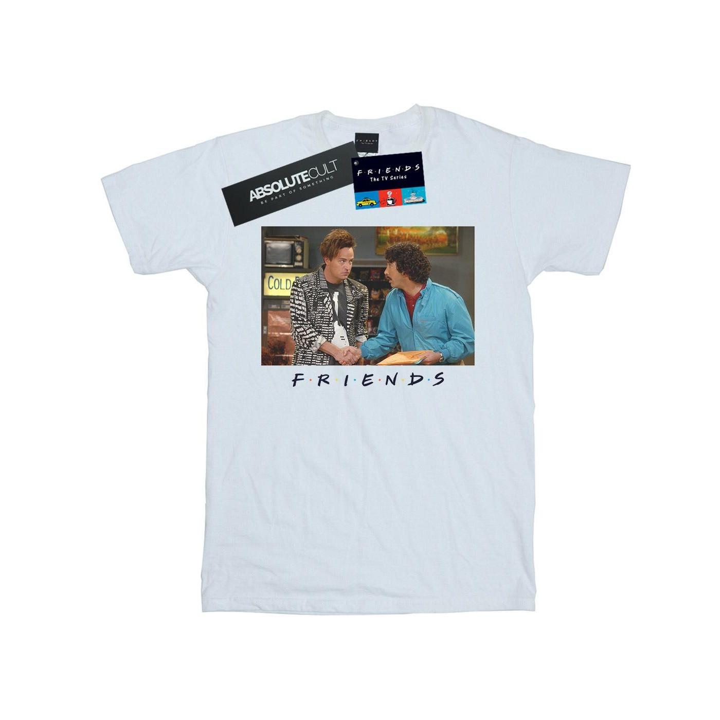 Ross And Chandler Handshake Tshirt Mädchen Weiss 152-158 von Friends