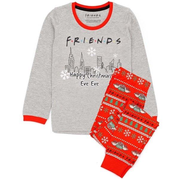 Schlafanzug Weihnachtliches Design Jungen Grau 128 von Friends
