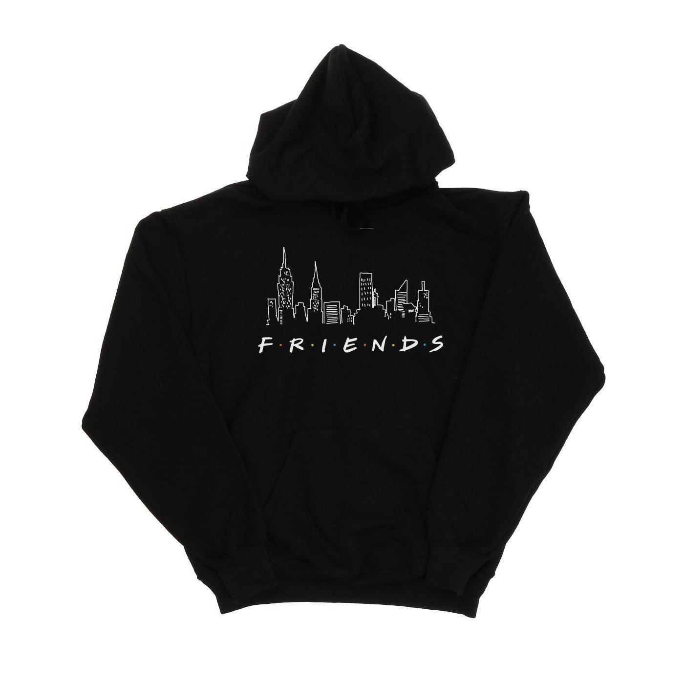 Skyline Logo Kapuzenpullover Damen Schwarz S von Friends