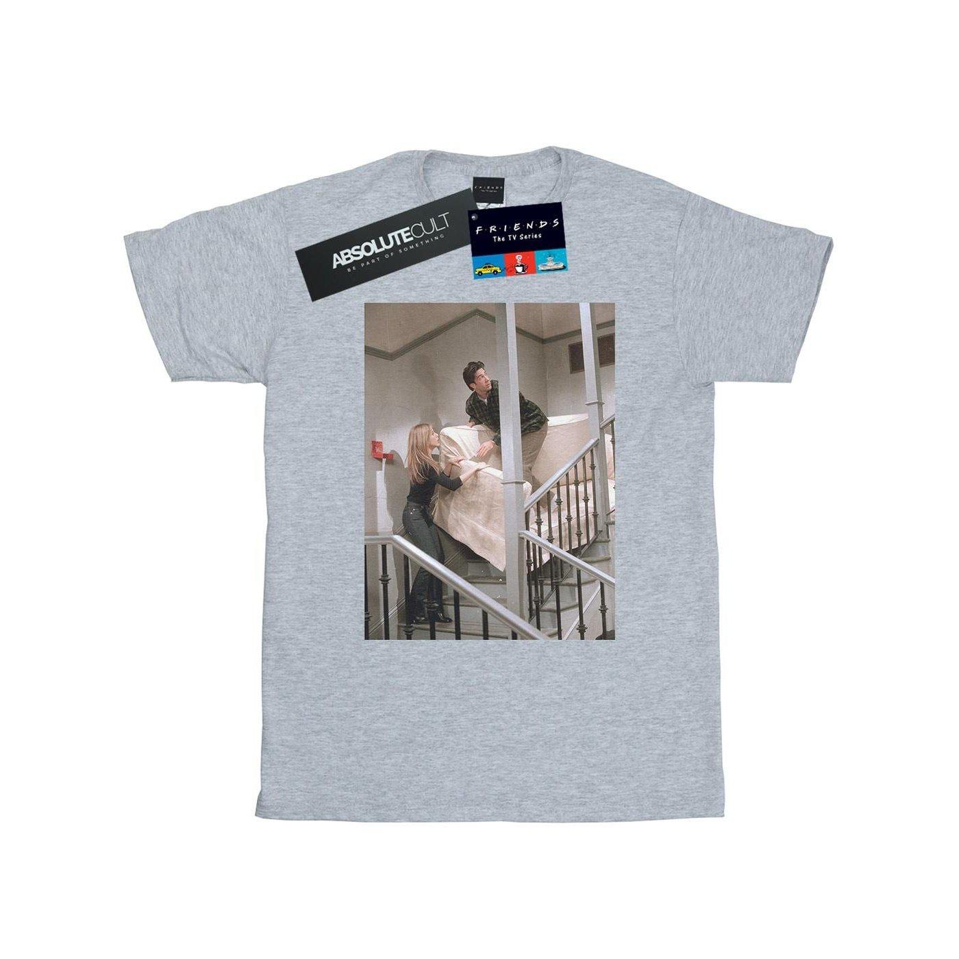 Sofa Stairs Photo Tshirt Damen Grau 3XL von Friends