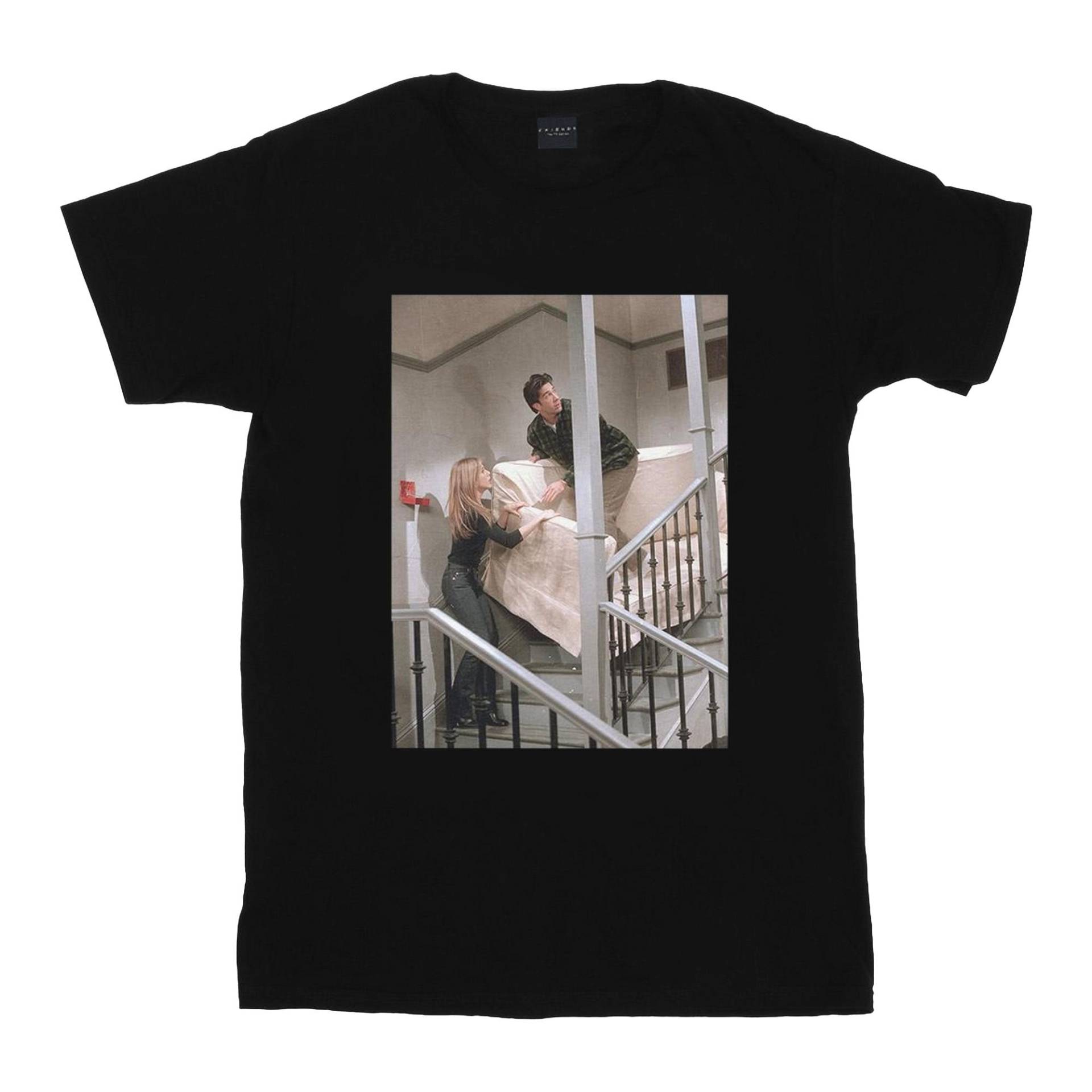 Sofa Stairs Photo Tshirt Jungen Schwarz 140/146 von Friends