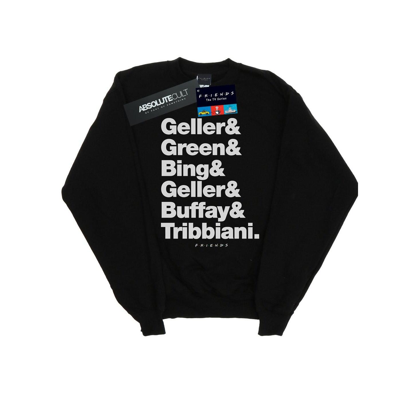 Surnames Text Sweatshirt Damen Schwarz L von Friends