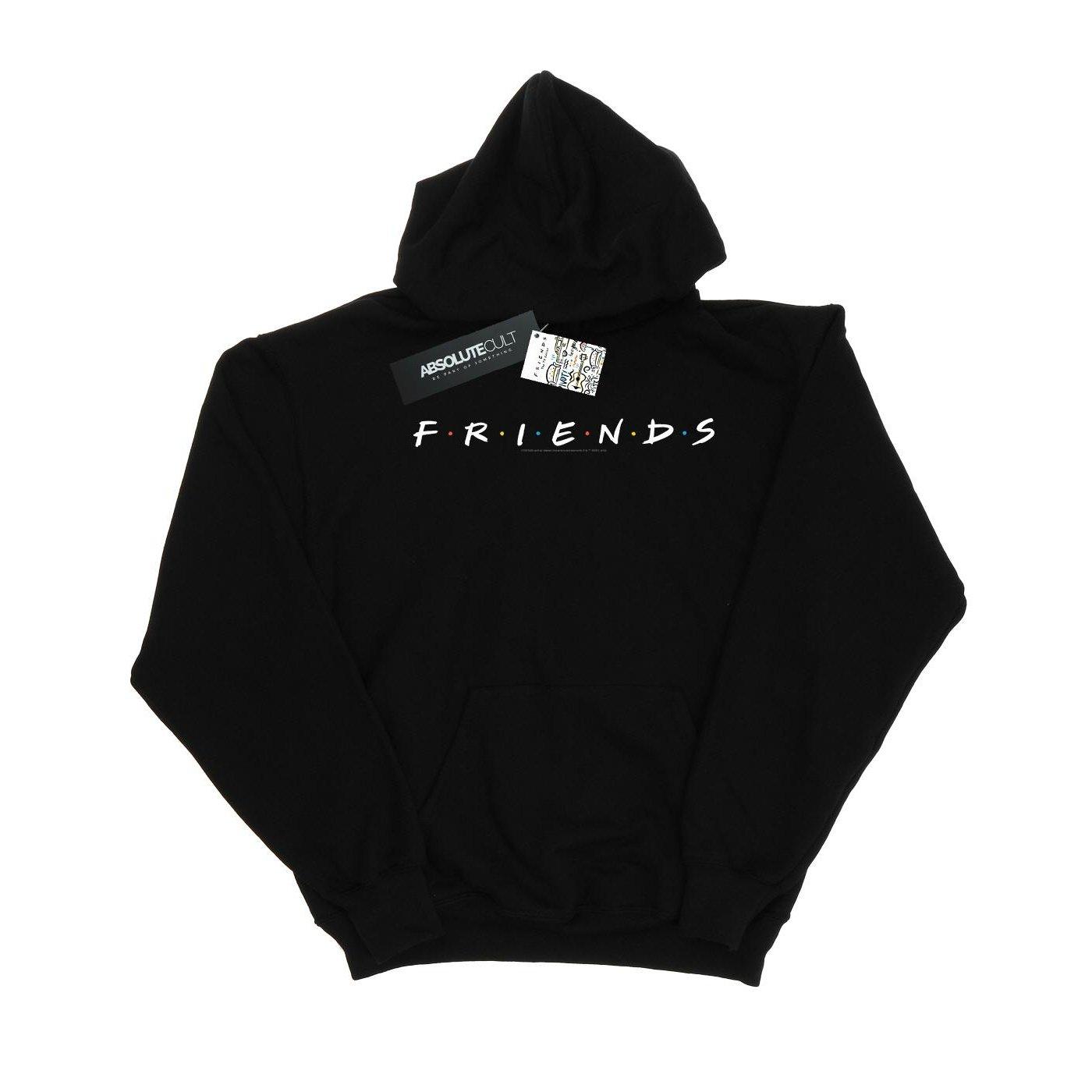 Text Logo Kapuzenpullover Mädchen Schwarz 116 von Friends