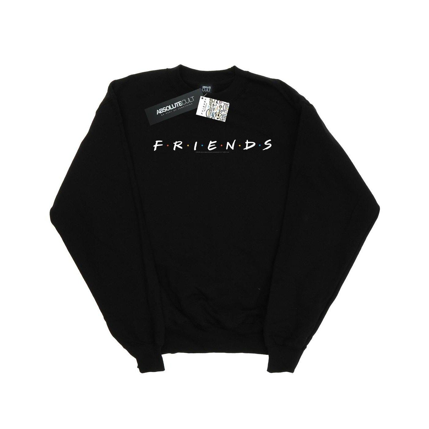 Text Logo Sweatshirt Mädchen Schwarz 116 von Friends