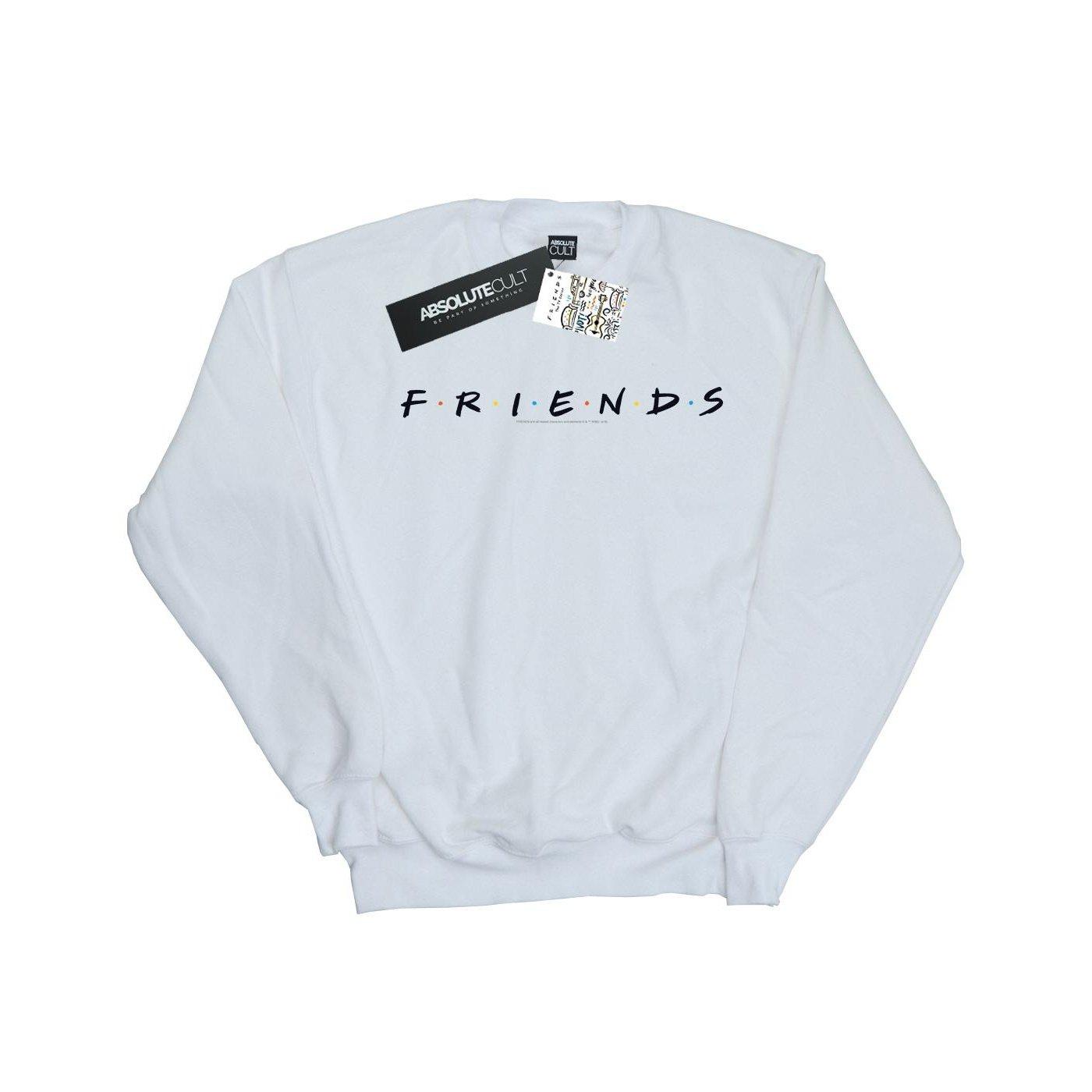 Text Logo Sweatshirt Mädchen Weiss 116 von Friends