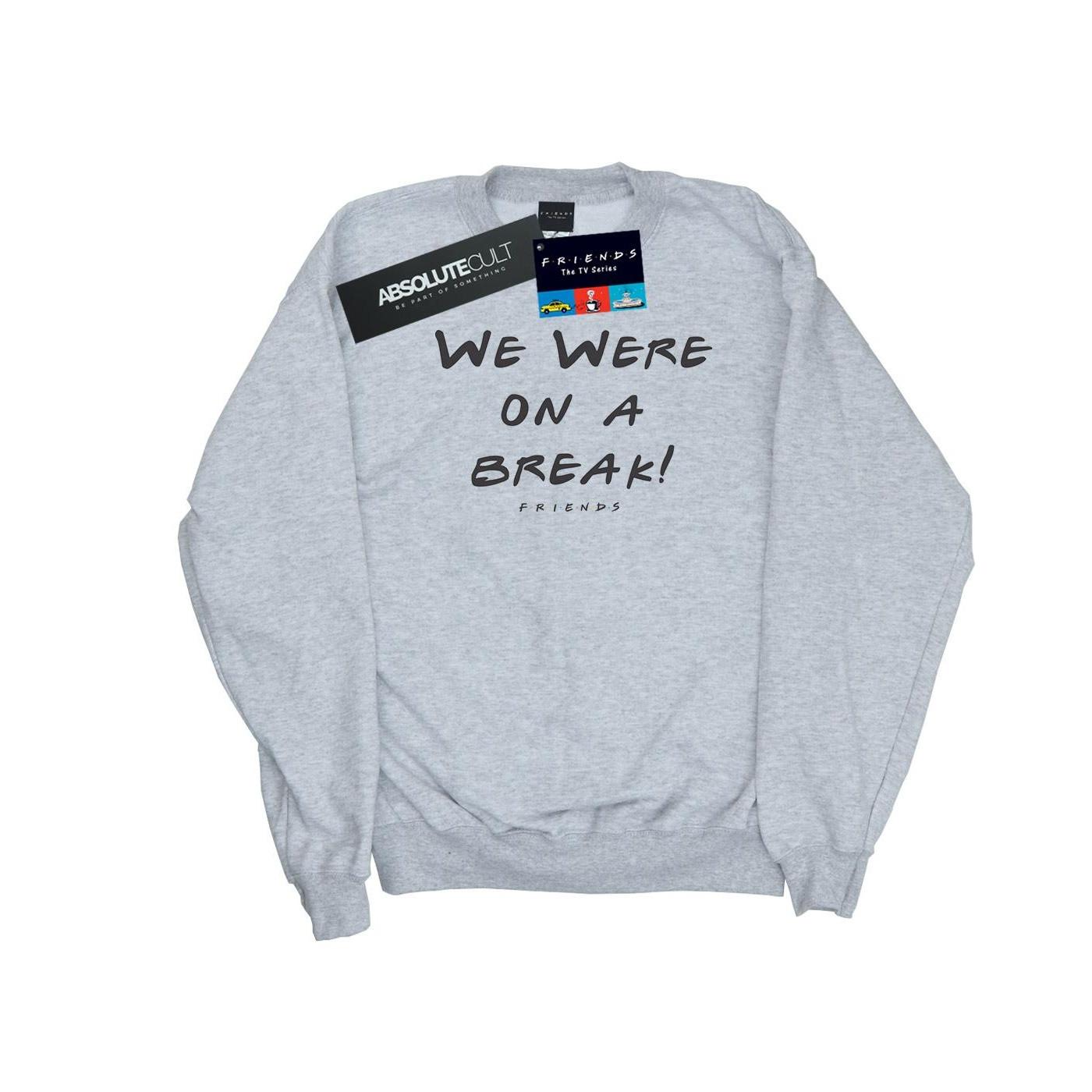 We Were On A Break Text Sweatshirt Jungen Grau 128 von Friends