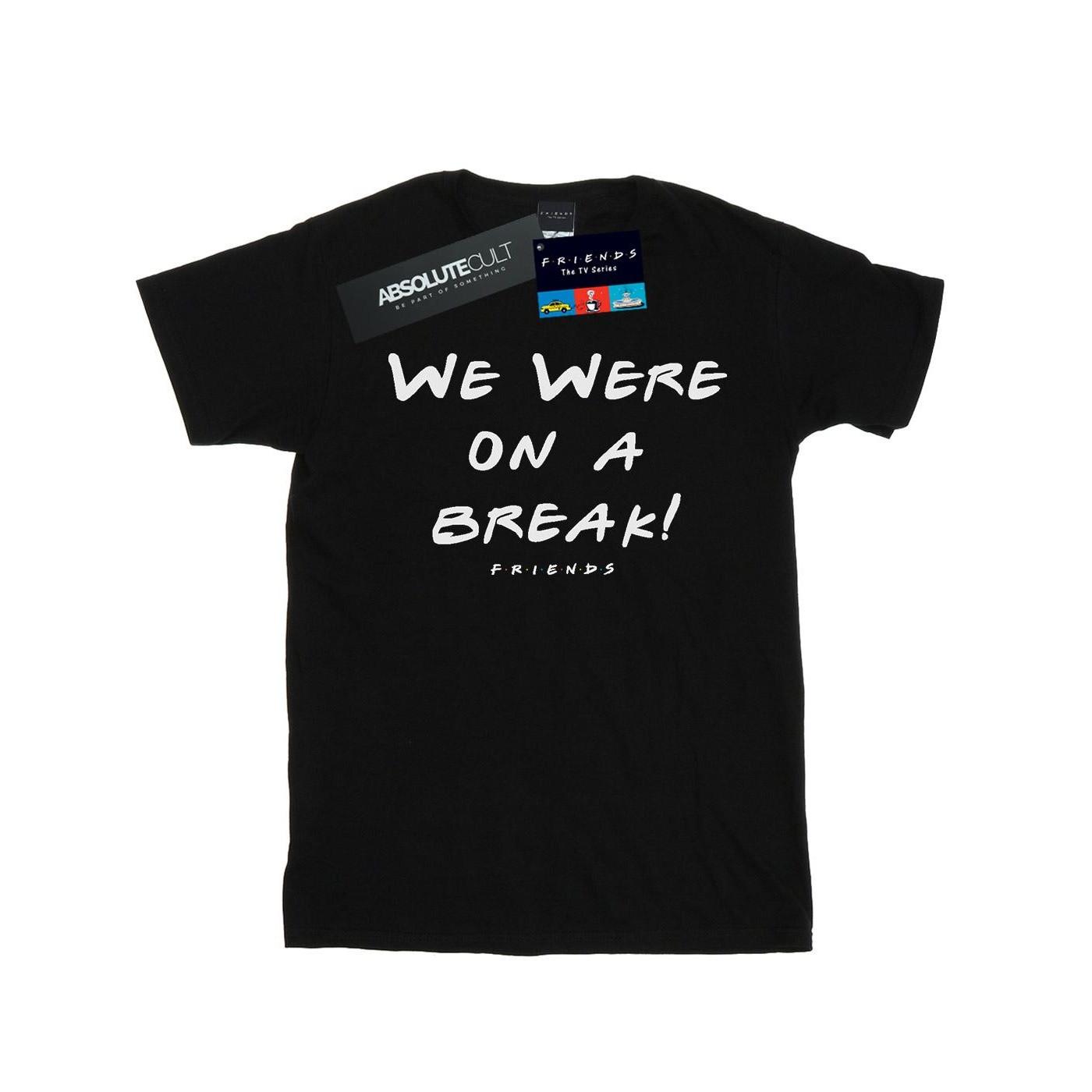 We Were On A Break Text Tshirt Mädchen Schwarz 152-158 von Friends