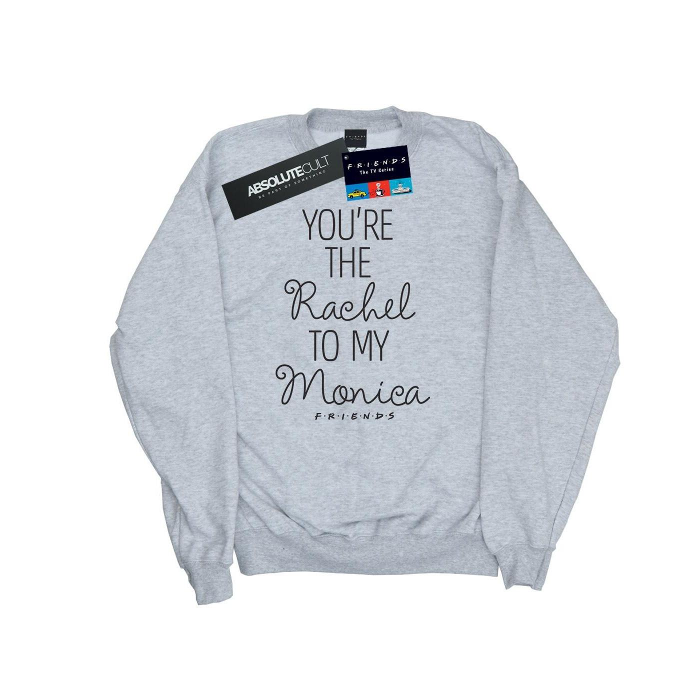 You're The Rachel To My Monica Sweatshirt Mädchen Grau 140/146 von Friends