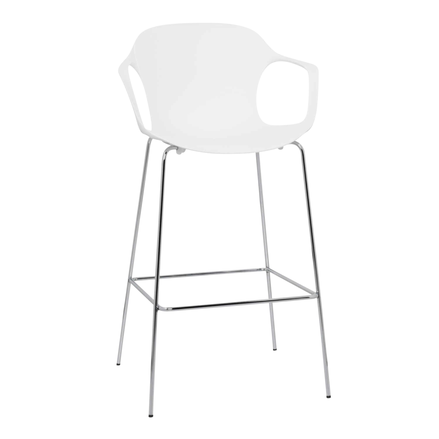 NAP KS69 hoher Barhocker, Farbe pepper grey (176) von Fritz Hansen