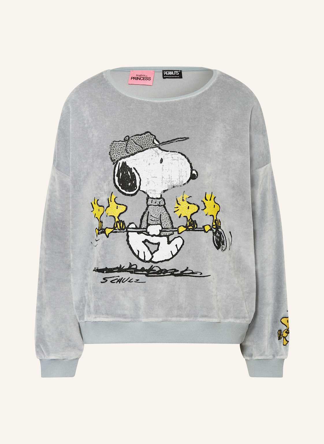Frogbox Longsleeve Aus Nicki grau Frogbox Longsleeve Aus Nicki grau von FrogBox