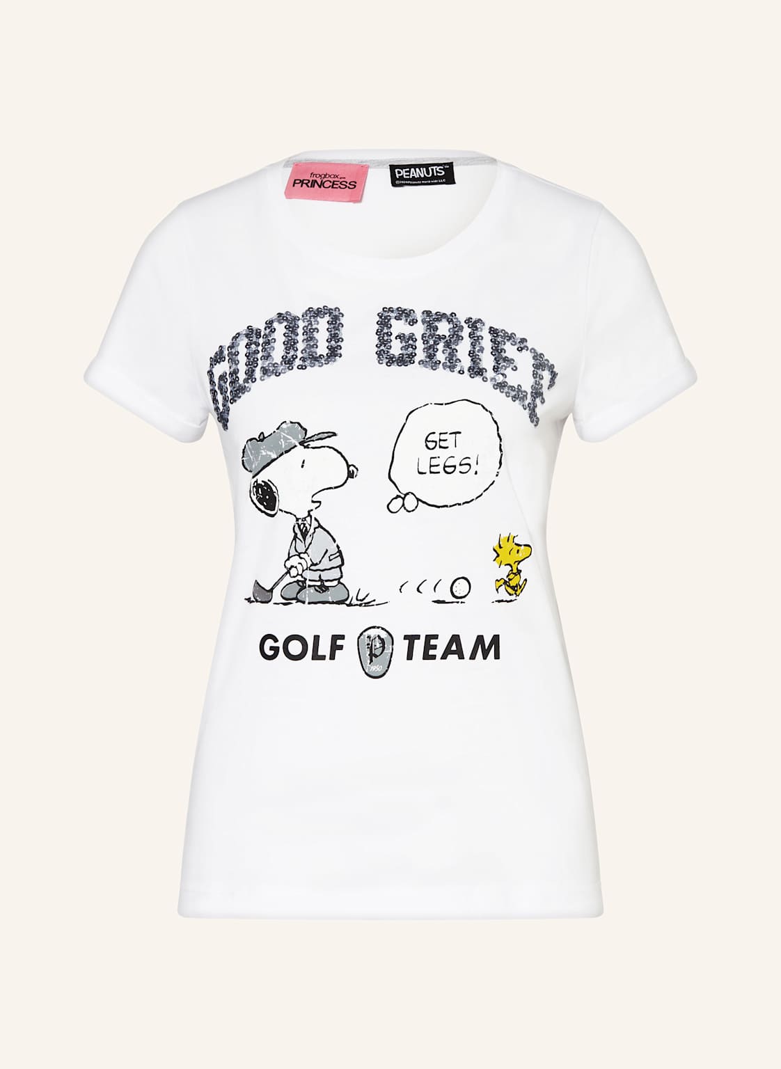 Frogbox T-Shirt Mit Pailletten weiss von FrogBox