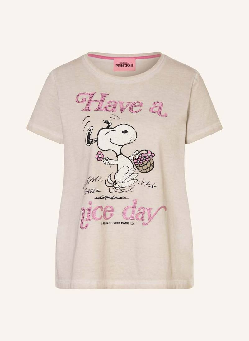 Frogbox T-Shirt Mit Schmucksteinen beige von FrogBox