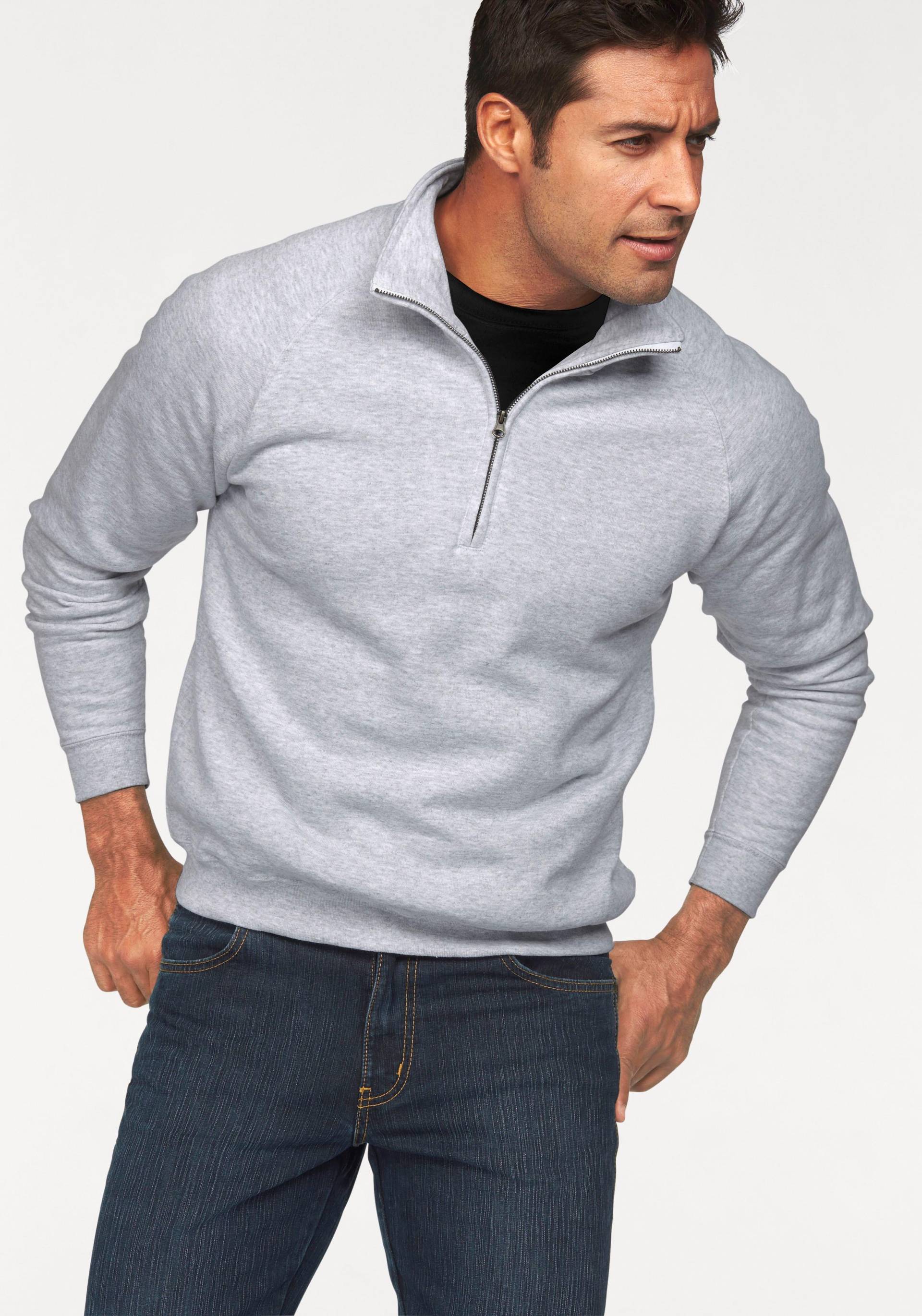 Fruit of the Loom Sweatshirt, mit Reissverschluss von Fruit Of The Loom