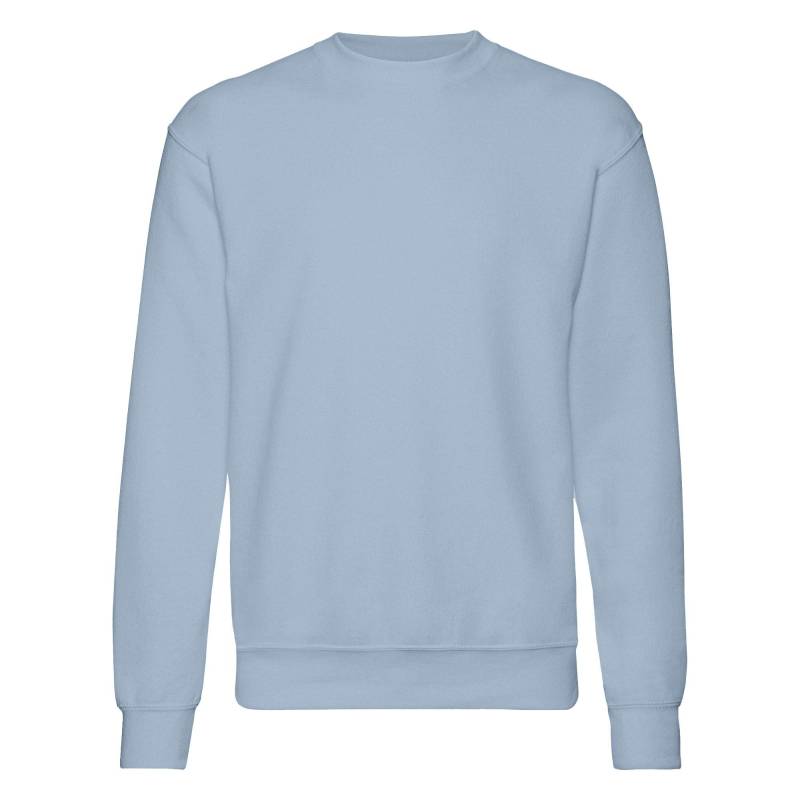 Belcoro® Garn Pullover Sweatshirt Herren Blau M von Fruit of the Loom