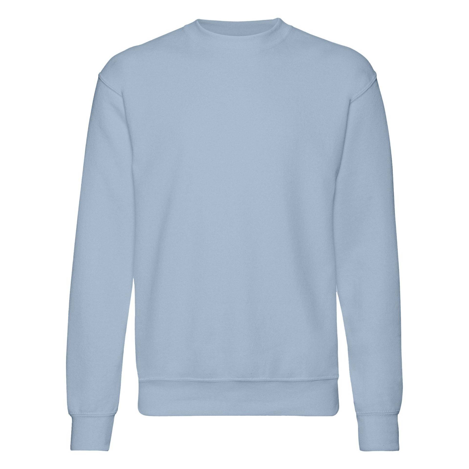 Belcoro® Garn Pullover Sweatshirt Herren Blau XL von Fruit of the Loom