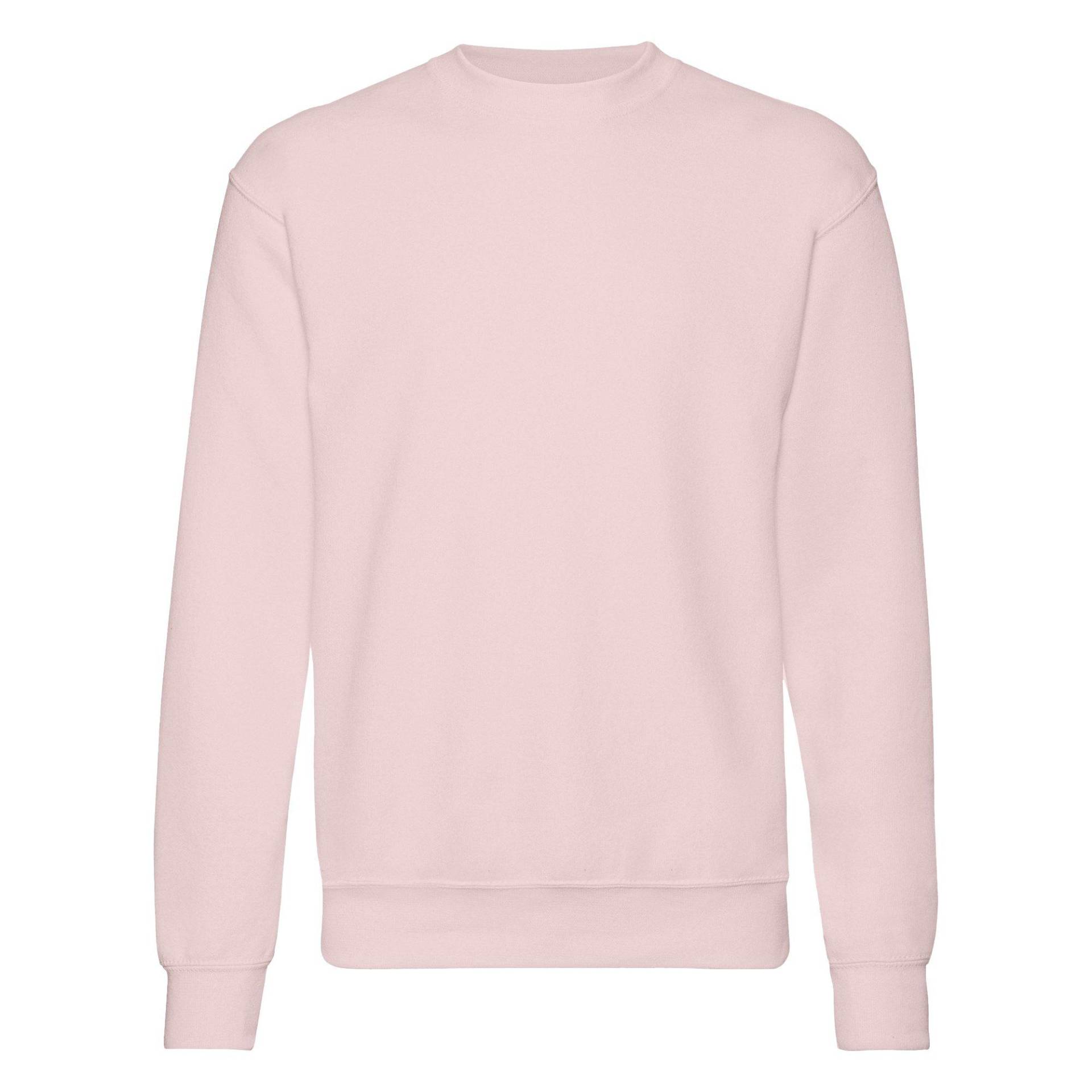Belcoro® Garn Pullover Sweatshirt Herren Pink Teal XL von Fruit of the Loom