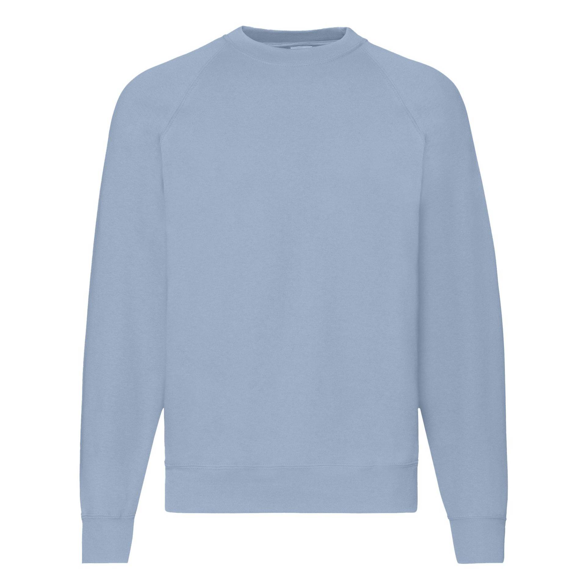 Belcoro® Pullover Sweatshirt Herren Blau M von Fruit of the Loom