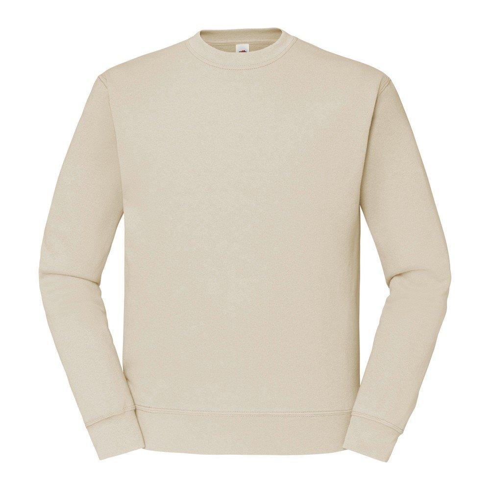 Classic 8020 Sweatshirt Herren Beige XL von Fruit of the Loom