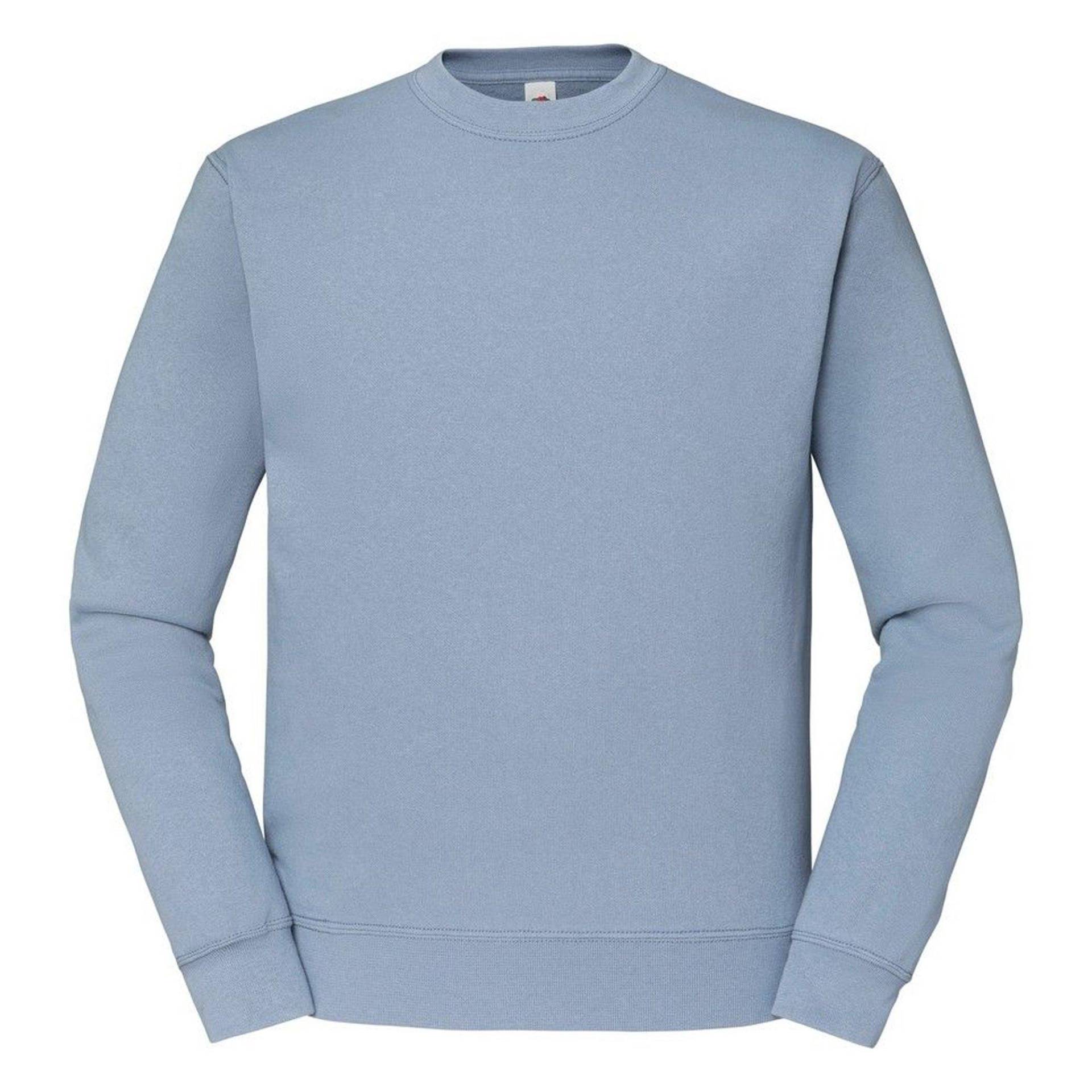 Classic 8020 Sweatshirt Herren Blau XL von Fruit of the Loom