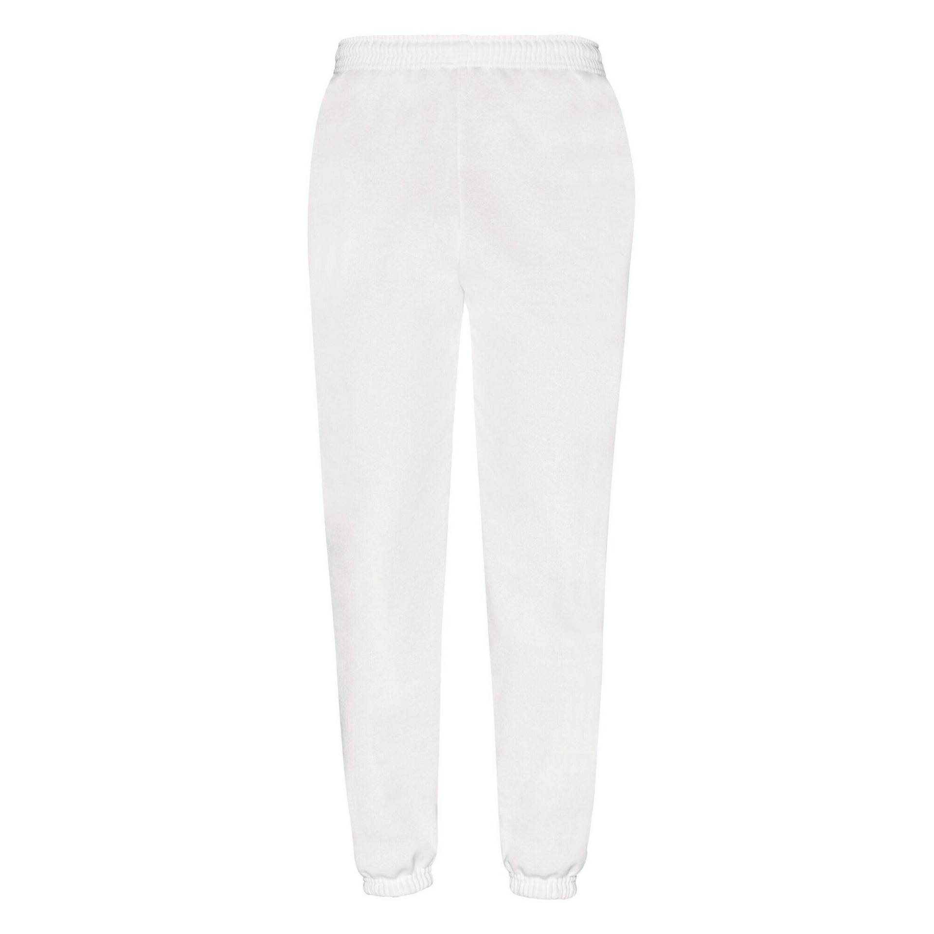 Classic Jogginghosen Herren Weiss L von Fruit of the Loom