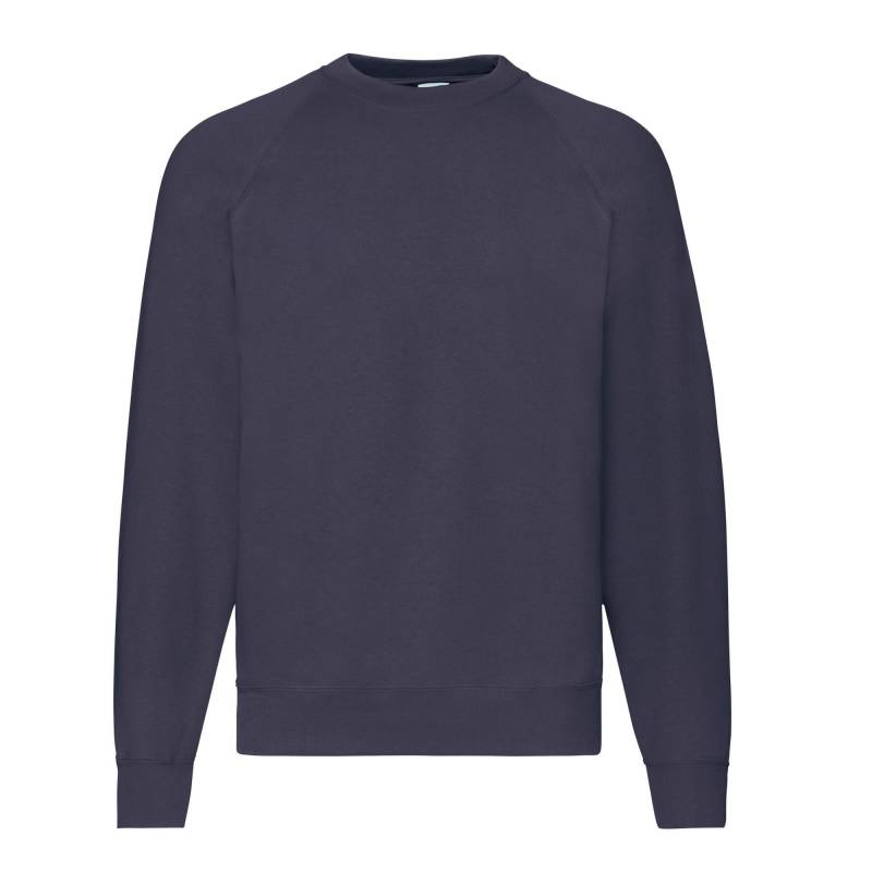 Classic Sweatshirt Raglanärmel Herren Marine S von Fruit of the Loom