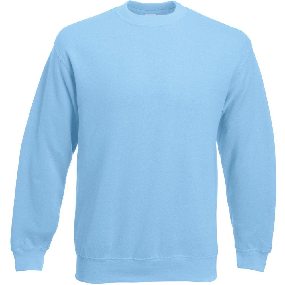 Belcoro® Garn Pullover Herren Himmelblau L von Fruit of the Loom