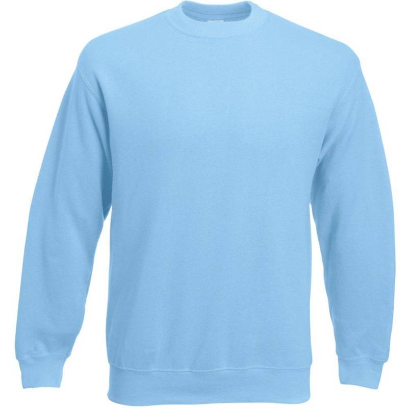 Belcoro® Garn Pullover Herren Himmelblau M von Fruit of the Loom