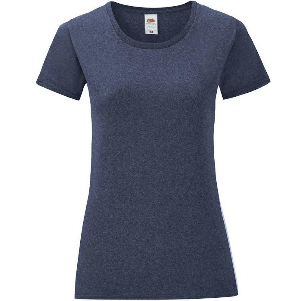 Iconic Tshirt Mädchen Marine 164-170 von Fruit of the Loom