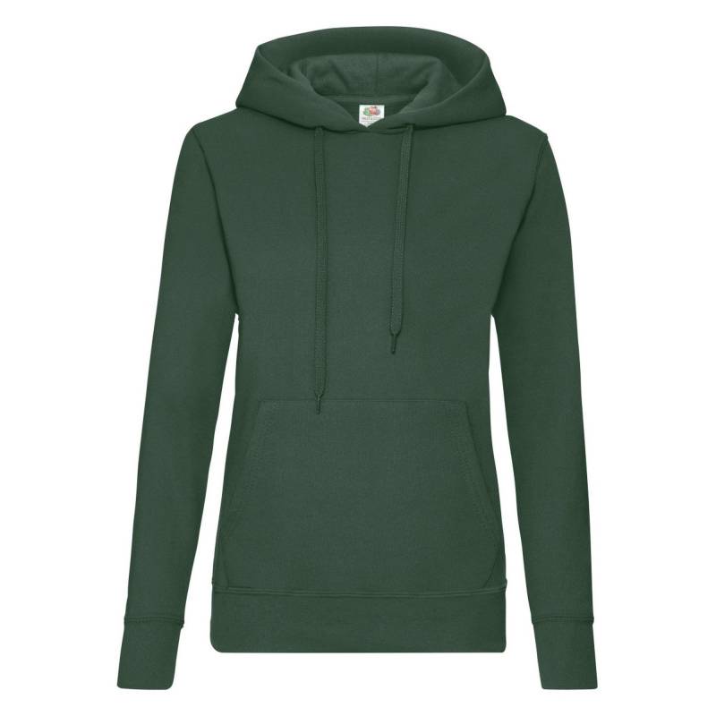 Lady Fit Pullover Damen Grün XL von Fruit of the Loom