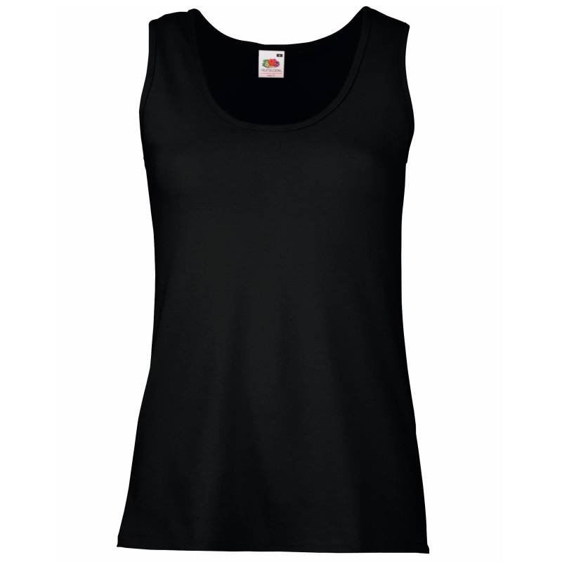 Ladyfit Valueweight Tanktop Damen Schwarz L von Fruit of the Loom