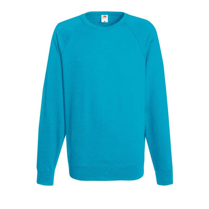 Leichter Raglan-kapuzenpullover Herren Blau XXL von Fruit of the Loom