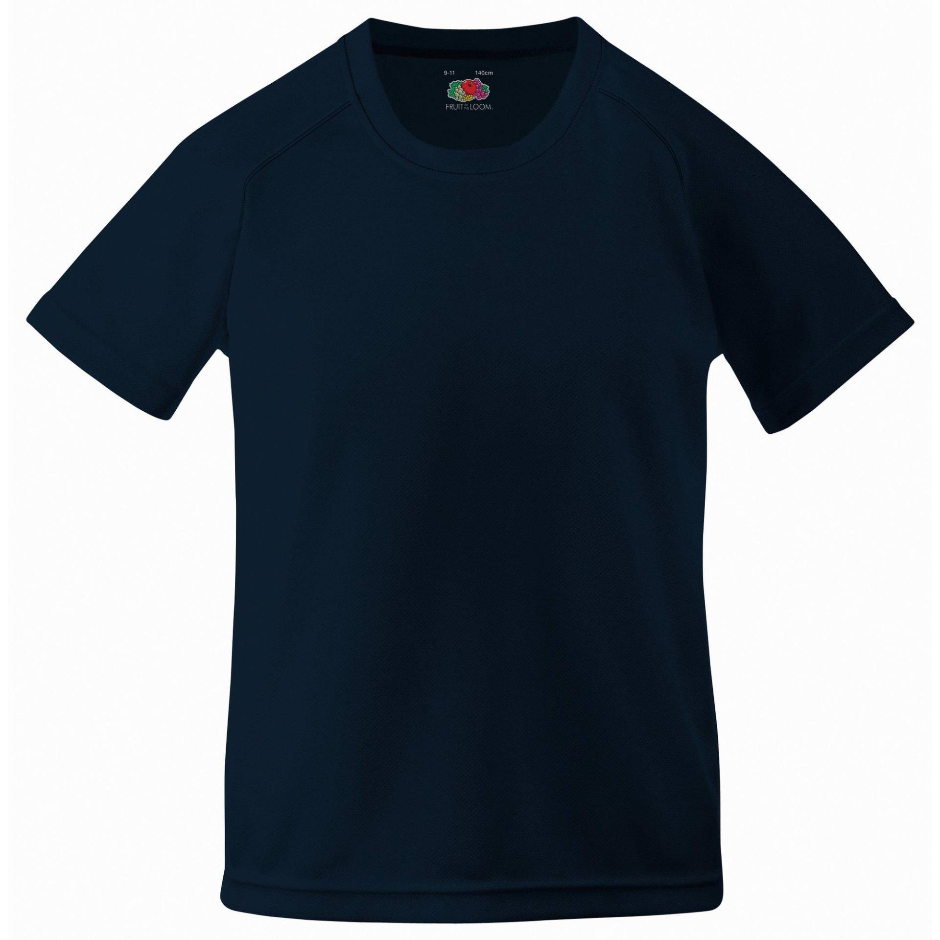 Performance Sportwear Tshirt (2 Stückpackung) Unisex Marine 128 von Fruit of the Loom