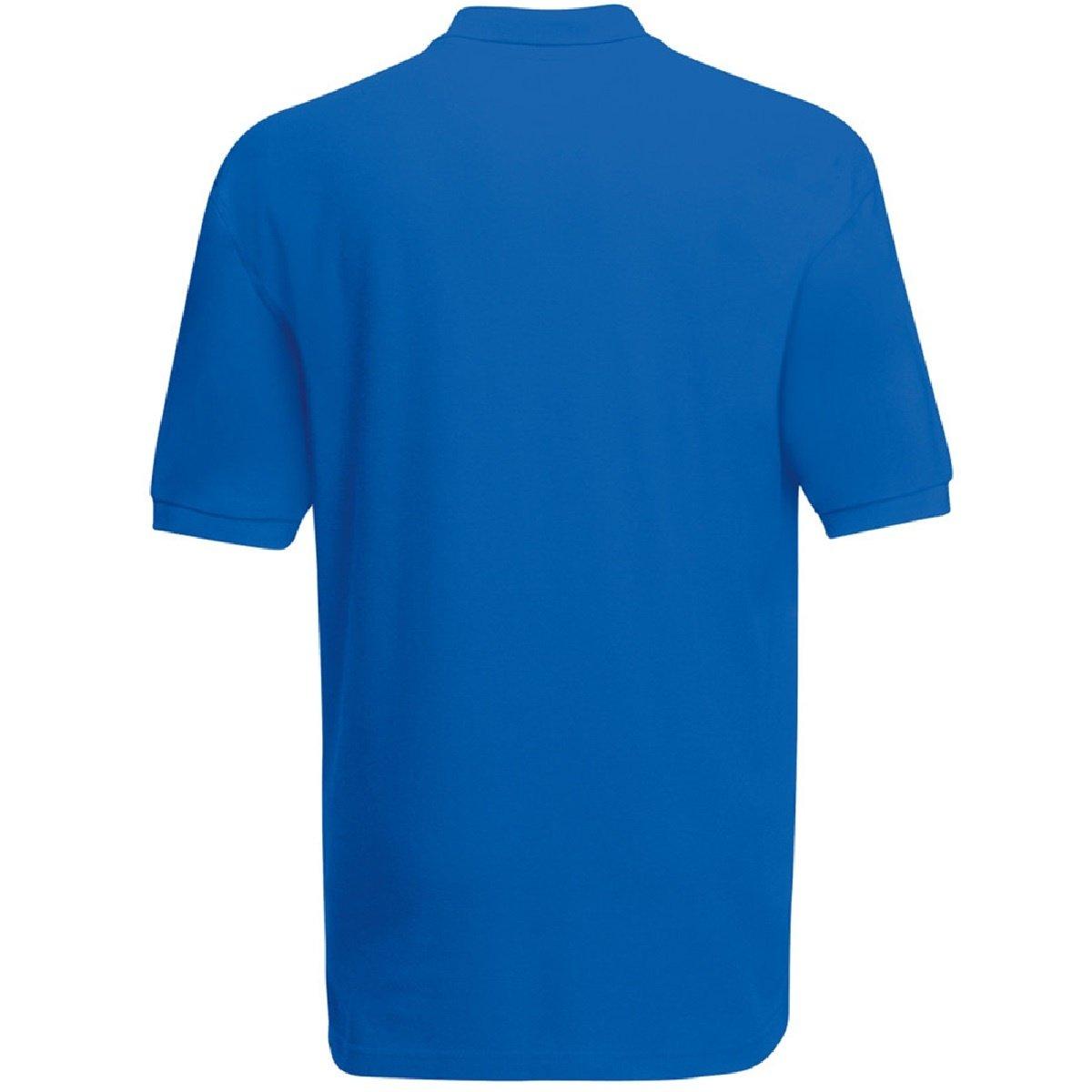 Polo Shirt, Kurzarm (2 Stückpackung) Jungen Königsblau 14-16A von Fruit of the Loom