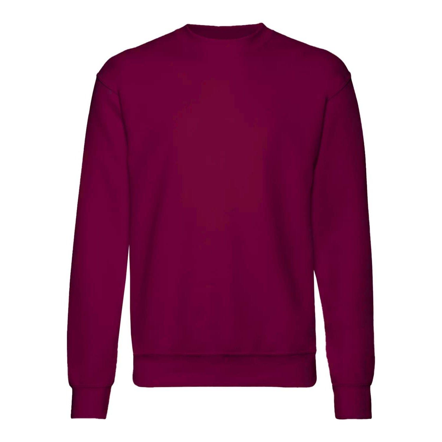 Premium 7030 Sweatshirt (2er Pack) Mädchen Weinrot 14/15A von Fruit of the Loom